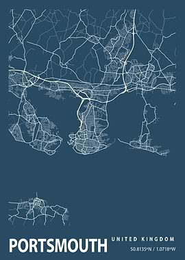 Portsmouth Blueprint Map