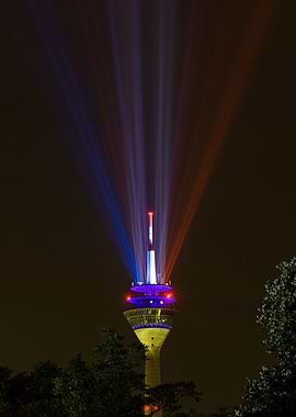 Lightshow on TV Tower 2