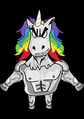 Wicked Muscular Unicorn