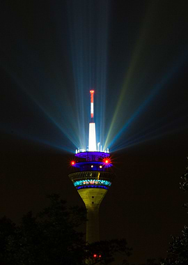 Lightshow on TV Tower 6