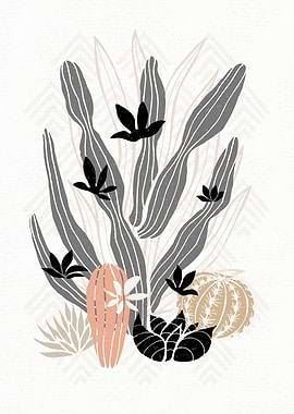 PASTEL Cactuses Succulents