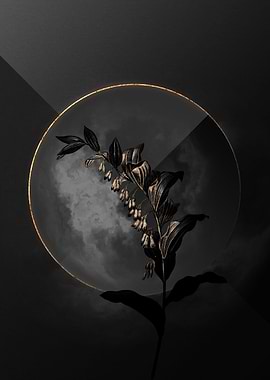 Black and Gold Botanical