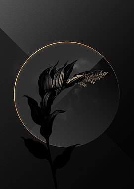 Black and Gold Botanical