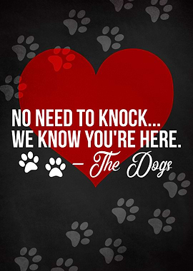 NO NEED TO KNOCK CHALK