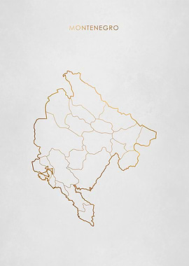 Gold Montenegro Map