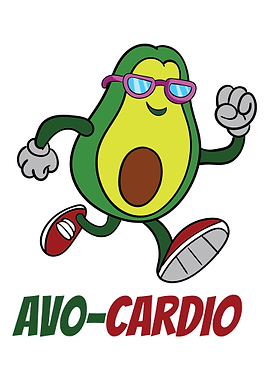 An avocado operates cardio