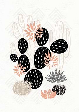 PASTEL Cactuses Succulent