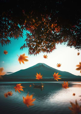 Lake Reflection Mount Fuji