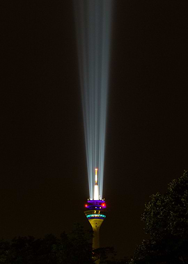 Lightshow on TV Tower 4
