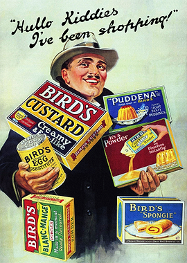 Food vintage poster