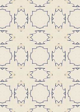 Intense Blue Pattern 25