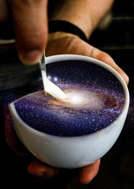 Galaxy Cup of Coffee Latte