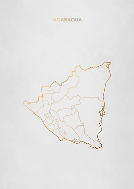 Gold Nicaragua Map