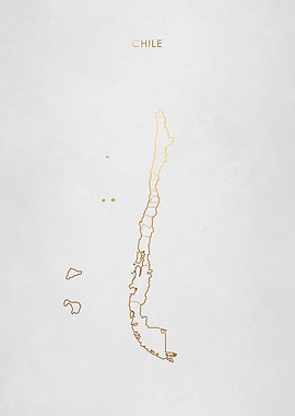 Gold Chile Map