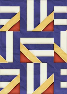 Blue and White Ribbon