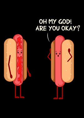 Two Hot Dogs