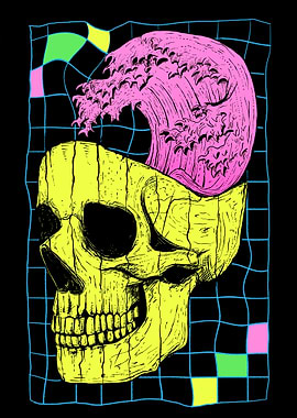 Skull Wave Of Kanagawa