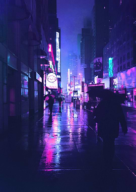 Neon Street city