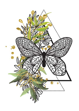 Abstract Butterfly 01