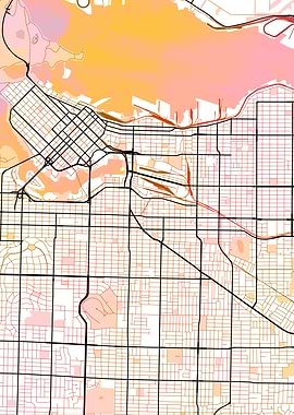 Vancouver Street Map