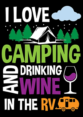 Camp Camping Drinking