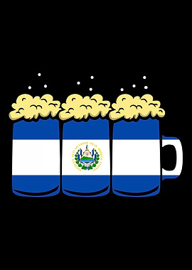 El Salvador Flag Beer