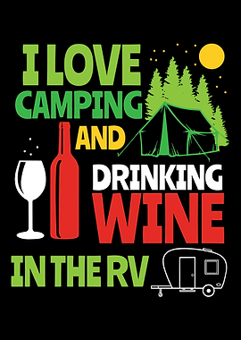 Camp Camping Drinking