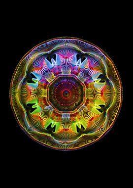 Eightfold pattern mandala