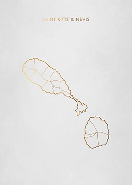 Saint Kitts and Nevis Map