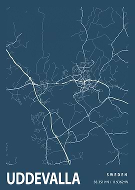 Uddevalla Blueprint Street
