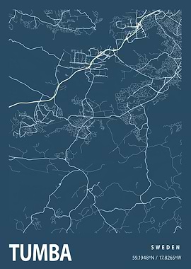 Tumba Blueprint Street Map