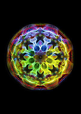 Eightfold pattern mandala