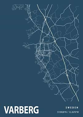 Varberg Blueprint Street