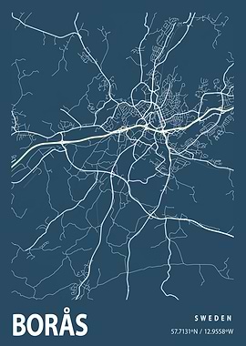 Bors Blueprint Street Map