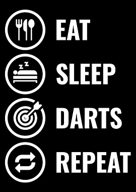Eat Sleep Darts Repeat
