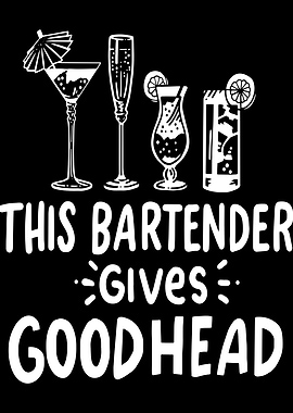 Funny Bartender Motif