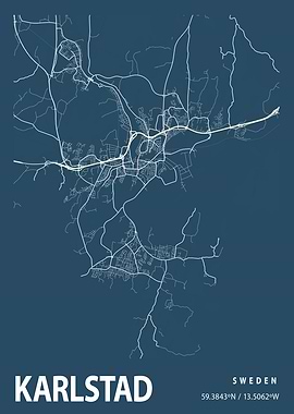 Karlstad Blueprint Street
