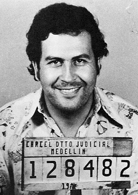 Pablo Escobar mugshot