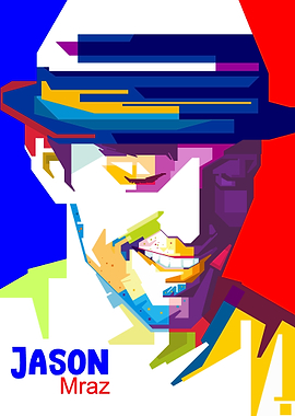 Jason Mraz in Pop Art