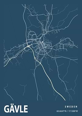 Gvle Blueprint Street Map