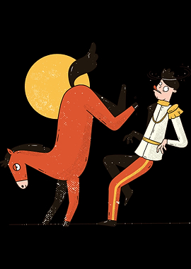 horse kicking prince