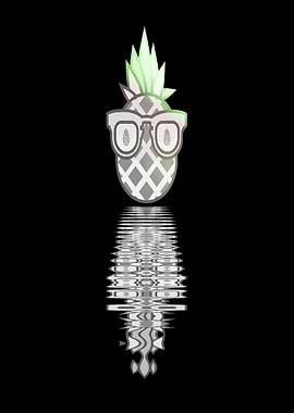 Funny pineapple fruit