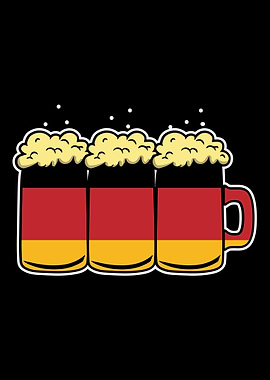 Germany Flag Country Beer
