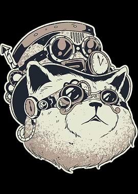 steampunk cat