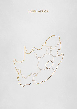 Gold South Africa Map