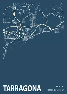 Tarragona Blueprint Street