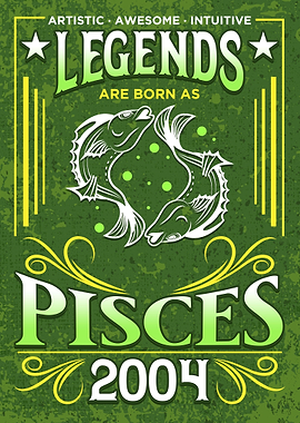Born As Pisces 2004 Gift