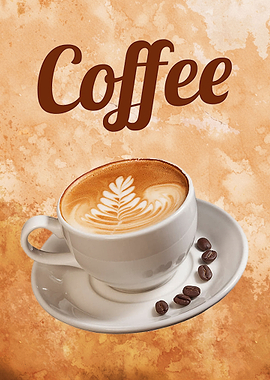 Coffee Mug and beans