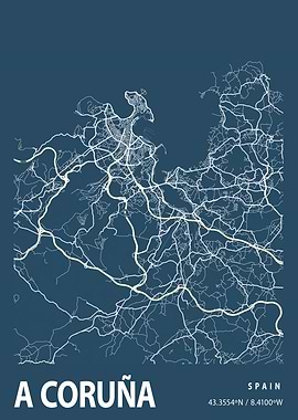 A Coruna Blueprint Street