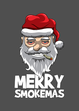 Merry Smokemas Stoned Sant